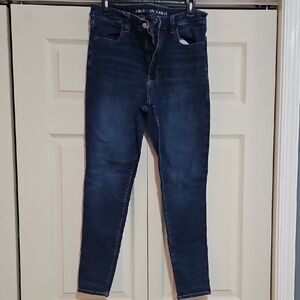 American Eagle Outfitters Navy Blue Women's Skinny Jeans